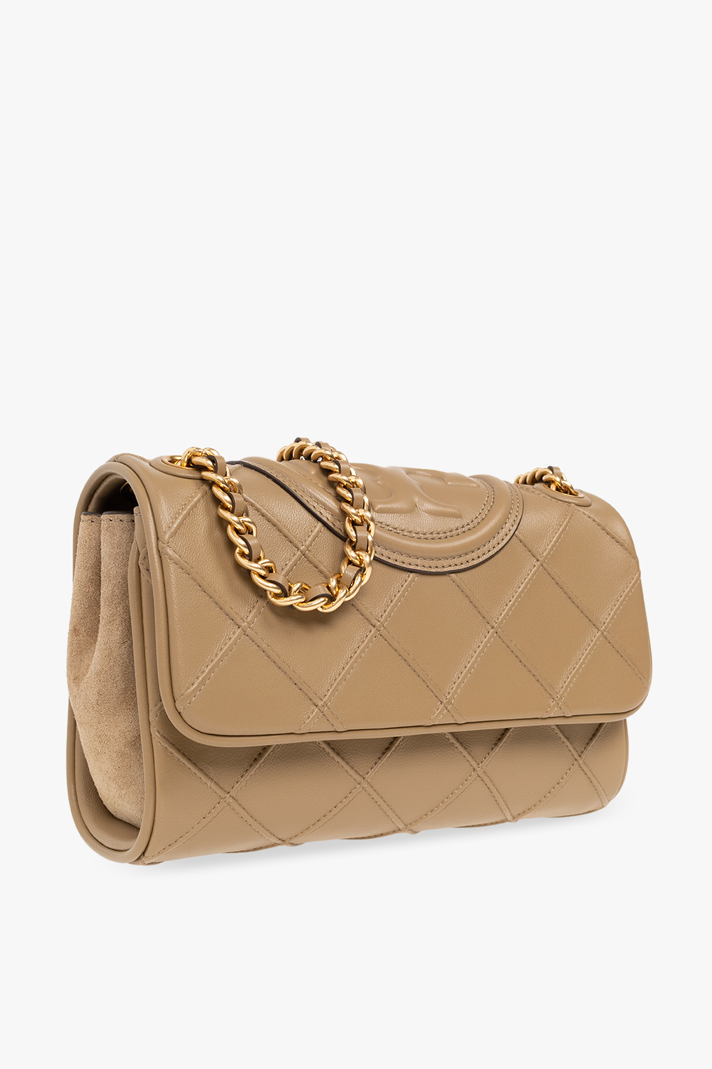 Beige 'Fleming Soft Small' shoulder bag Tory Burch